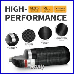 TUDIVNG 414ci/4500psi Carbon Fiber Paintball Tank Scuba Tank With Valve