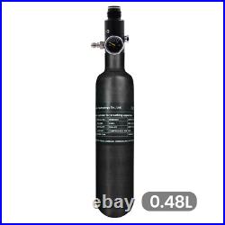 TUXING 0.48L/29ci 4500 PSI Compressed Air Paintball Tank With Valve Carbon Fiber