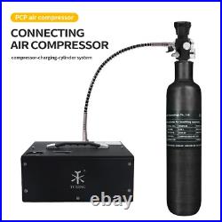 TUXING 0.48L/29ci 4500 PSI Compressed Air Paintball Tank With Valve Carbon Fiber