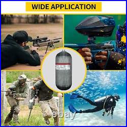 TUXING 12L Pcp Carbon Fiber Cylinder 300bar Paintball Tank for PCP SCUBA Diving