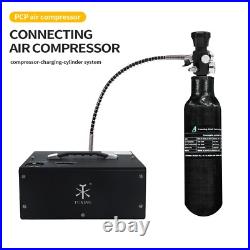 TUXING 13ci 4500 PSI Compressed Air Paintball Tank Carbon Fiber HPA Tank Black TUXING 13ci 4500 PSI Compressed Air Paintball Tank Carbon Fiber HPA Tank Black