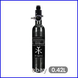 TUXING 26ci/0.42L 4500 PSI Compressed Air Paintball Tank With Valve Carbon Fiber TUXING 26ci/0.42L 4500 PSI Compressed Air Paintball Tank With Valve Carbon Fiber