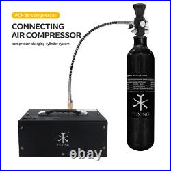 TUXING 26ci/0.42L 4500 PSI Compressed Air Paintball Tank With Valve Carbon Fiber TUXING 26ci/0.42L 4500 PSI Compressed Air Paintball Tank With Valve Carbon Fiber