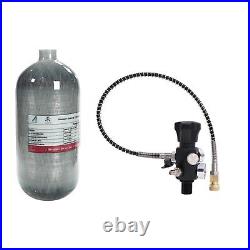 TUXING 300Bar Pcp Air Tank Carbon Fiber HPA Tank 2.5L with Filling Valve M181.5