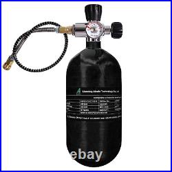 TUXING 300Bar Pcp Air Tank Carbon Fiber HPA Tank 2.7L with Filling Valve M181.5