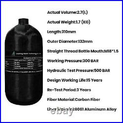 TUXING 300Bar Pcp Air Tank Carbon Fiber HPA Tank 2.7L with Filling Valve M181.5 TUXING 300Bar Pcp Air Tank Carbon Fiber HPA Tank 2.7L with Filling Valve M181.5