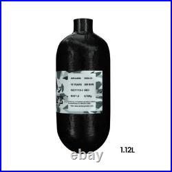 TUXING 4500PSI PCP Air Tank 1.12L/68Ci Carbon Fiber HPA Cylinder Paintball Tank