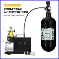 TUXING 4500PSI PCP Air Tank 1.12L/68Ci Carbon Fiber HPA Cylinder Paintball Tank