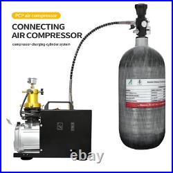 TUXING 4500Ps Pcp Air Tank 2.5L/153CU/2500CC Carbon Fiber HPA Tank Diving Tank TUXING 4500Ps Pcp Air Tank 2.5L/153CU/2500CC Carbon Fiber HPA Tank Diving Tank