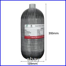 TUXING 4500Ps Pcp Air Tank 2.5L/153CU/2500CC Carbon Fiber HPA Tank Diving Tank