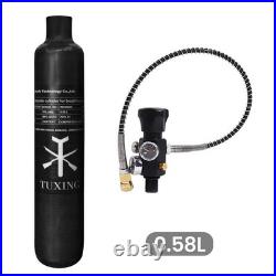 TUXING 4500Psi 0.58L/580cc Carbon Fiber HPA Tank Paintball Hunting for PCP TUXING 4500Psi 0.58L/580cc Carbon Fiber HPA Tank Paintball Hunting for PCP