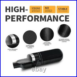 TUXING 4500Psi 13Cu in 220cc 0.22L Carbon Fiber Gas Cylinder, HPA Tank, Paint