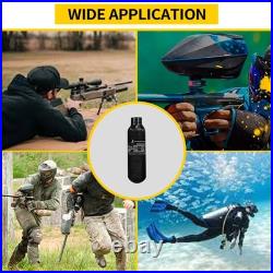 TUXING 4500Psi 13Cu in 220cc 0.22L Carbon Fiber Gas Cylinder, HPA Tank, Paint