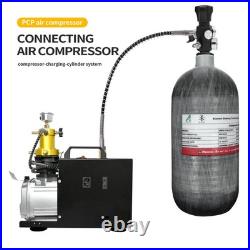 TUXING 4500Psi 2.5L/2500cc Carbon Fiber HPA Tank Paintball Hunting for PCP