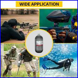 TUXING 4500Psi 2.5L/2500cc Carbon Fiber HPA Tank Paintball Hunting for PCP