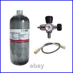 TUXING 4500Psi 2L Carbon Fiber Scuba Tank with Valve for Pcp Air Rifle M181.5