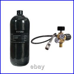 TUXING 4500Psi 2L Carbon Fiber Scuba Tank with Valve for Pcp Air Rifle M181.5