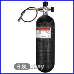 TUXING 4500Psi/300BAR Pcp 6.8L/414cu/6800cc Carbon Fiber HPA Air Tank with Valve