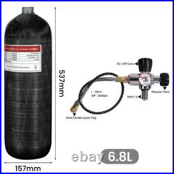 TUXING 4500Psi/300BAR Pcp 6.8L/414cu/6800cc Carbon Fiber HPA Air Tank with Valve