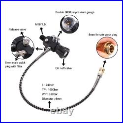 TUXING 4500Psi/300BAR Pcp Air Tank 2.5L/153cu Carbon Fiber HPA Tank with Valve