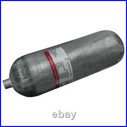 TUXING 4500Psi/300Bar Pcp Air Tank 9L Carbon Fiber HPA Tank with Luminous valve