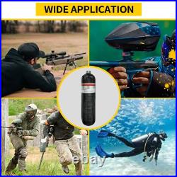 TUXING 4500Psi 3L Carbon Fiber Cylinder Scuba Tank for Diving Snorkeling M181.5