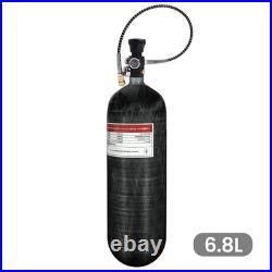 TUXING 4500Psi 6.8L/6800cc Carbon Fiber HPA Tank Paintball Hunting for PCP