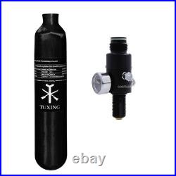 TUXING 4500Psi Carbon Fiber Air Cylinder 0.5L with Regulator ValveOutlet1800Psi