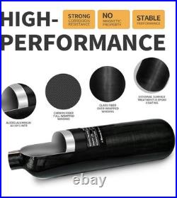TUXING 4500Psi Carbon Fiber Air Tank 1.1L 67Cu in 1100cc