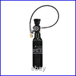 TUXING 4500Psi Pcp 0.22L 13Cu in 220cc Carbon Fiber Tank with Valve for Air Gun