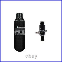 TUXING 4500Psi Pcp 0.22L Carbon Fiber Tank with Valve Output Pressure 800psi-M18