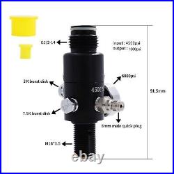 TUXING 4500Psi Pcp 0.22L Carbon Fiber Tank with Valve Output Pressure1800psi-M18