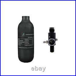 TUXING 4500Psi Pcp 0.36L/21Cu Carbon Fiber Tank with Valve Output Pressure800psi