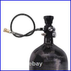 TUXING 4500Psi Pcp 0.36L/360CC/21Cu Carbon Fiber HPA Tank with Valve for Air Gun