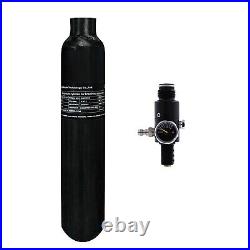 TUXING 4500Psi Pcp 0.37L Carbon Fiber Tank with Valve Output Pressure 800psi-M18