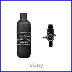 TUXING 4500Psi Pcp 0.3L 18Cu Carbon Fiber Tank with Valve Output Pressure 800psi