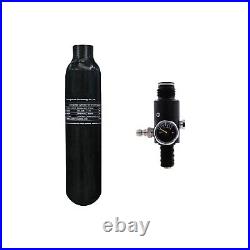 TUXING 4500Psi Pcp 0.3L 18Cu Carbon Fiber Tank with Valve Output Pressure1800psi