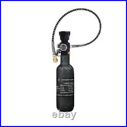 TUXING 4500Psi Pcp 0.3L 18Cu in 300cc Carbon Fiber Tank with Valve for Air Gun