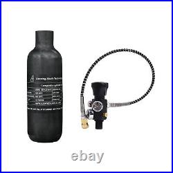 TUXING 4500Psi Pcp 0.3L 18Cu in 300cc Carbon Fiber Tank with Valve for Air Gun