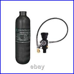 TUXING 4500Psi Pcp 0.48L/29Cu/480cc Carbon Fiber Tank with Valve for Air Gun