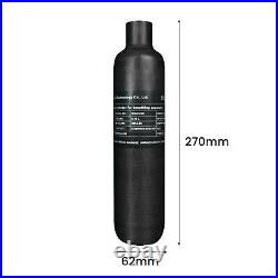 TUXING 4500Psi Pcp 0.48L/29Cu/480cc Carbon Fiber Tank with Valve for Air Gun