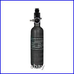 TUXING 4500Psi Pcp 0.48L/29Cu Carbon Fiber Tank with Valve (1800Psi) for Air Gun