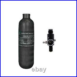 TUXING 4500Psi Pcp 0.48L/29Cu Carbon Fiber Tank with Valve (1800Psi) for Air Gun