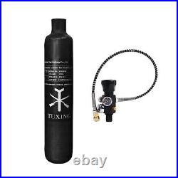 TUXING 4500Psi Pcp 0.58L 36Cu in 580cc Carbon Fiber Tank with valve for Air Gun