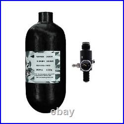 TUXING 4500Psi Pcp 1.12L 68Ci Carbon Fiber Tank with Valve Output Pressure800psi