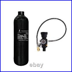 TUXING 4500Psi Pcp 1.1L/67Cu Carbon Fiber HPA Tank with Valvefor Air Gun M181.5