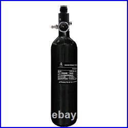 TUXING 4500Psi Pcp 1.1L/67Cu Carbon Fiber Tank with Valve Output Pressure 800psi