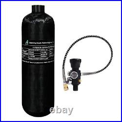 TUXING 4500Psi Pcp 1.6L 97Cu Carbon Fiber HPA Tank with Valve for Air Gun