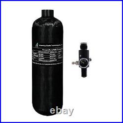 TUXING 4500Psi Pcp 1.6L 97Cu Carbon Fiber Tank with Valve Output Pressure1800psi