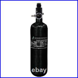 TUXING 4500Psi Pcp 1.6L 97Cu Carbon Fiber Tank with Valve Output Pressure1800psi